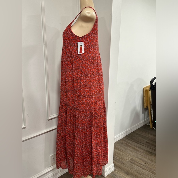 NWT JOIE Maxi Dress, Sleeveless Tiered Flowing Summer Dress, Tea Rose,  XS - Picture 5 of 10